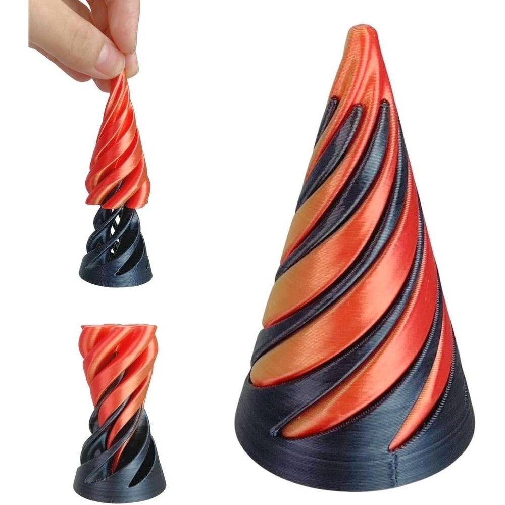Impossible Cone: Most Popular, Passthrough Sculpture, Fidget Toy Spiral Cone!